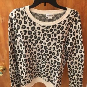 Liz Claiborne animal print sweater
